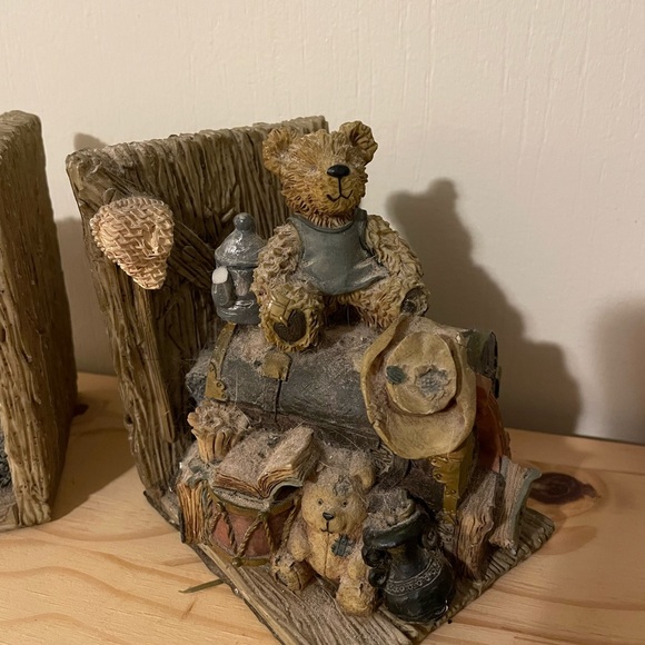 Vintage teddy bookends - Picture 2 of 3